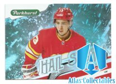 2019-20 UD Parkhurst Johnny Gaudreau Hail Storm Insert #HS-14 CALGARY FLAMES